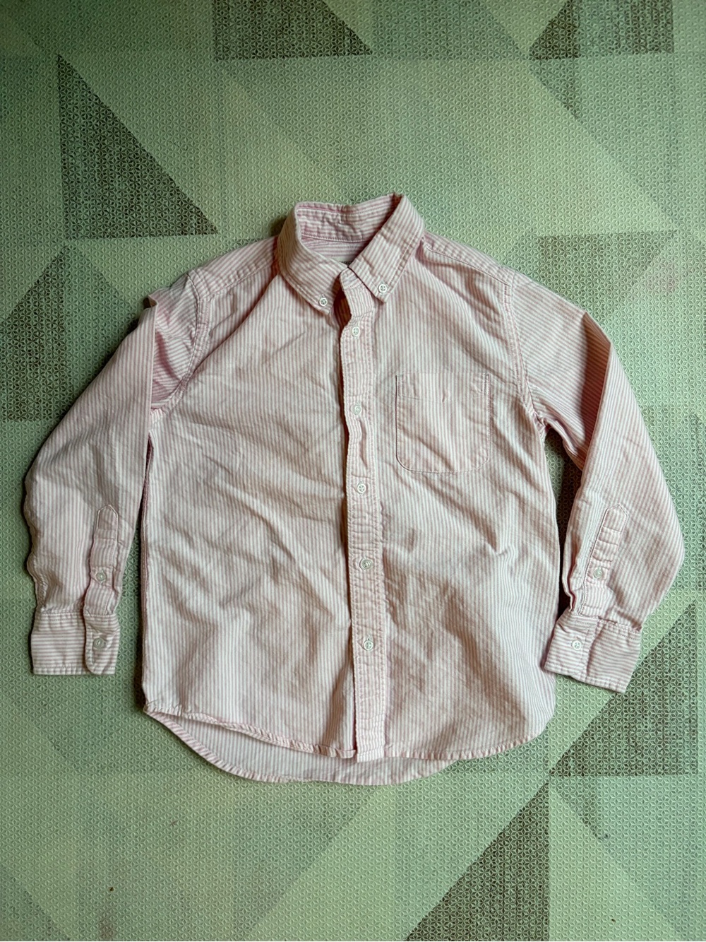Crewcuts Oxford Button-down Shirt - Pink Stripe (8)